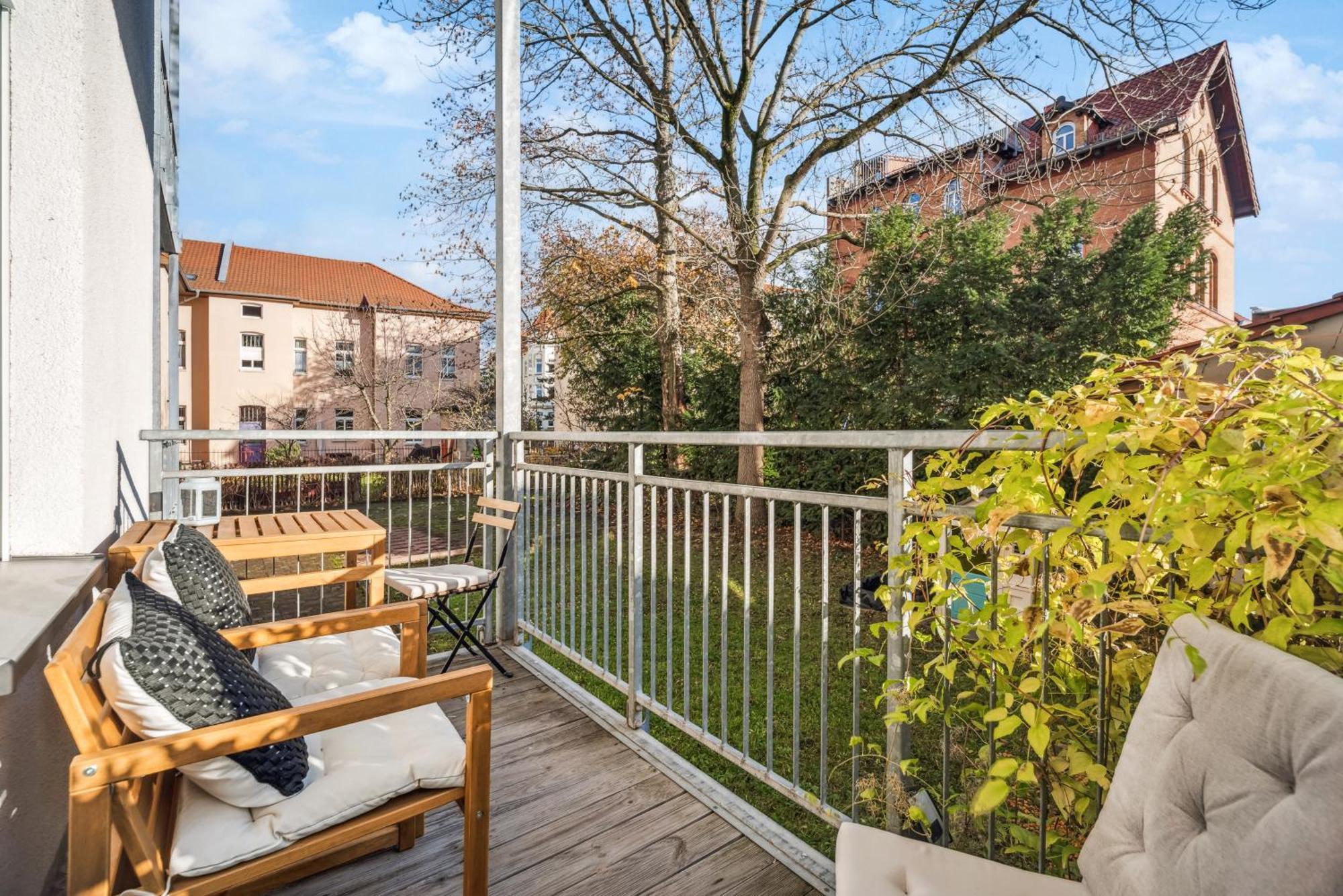 Roby-Erfurt Hbf-Nah, Balkon Apartment Ngoại thất bức ảnh